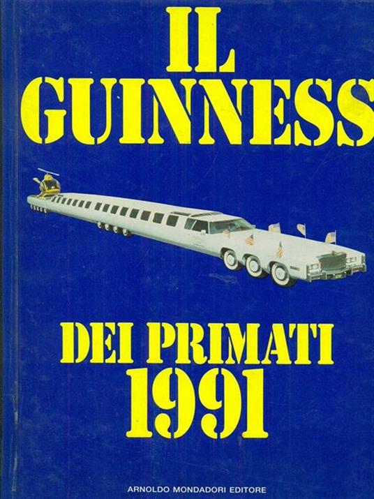 Il guinness dei primati 1991 - copertina