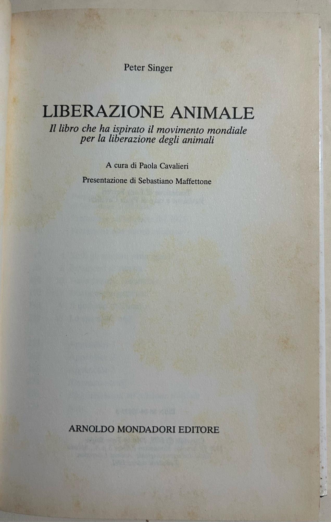 Liberazione animale. Il libro che ha ispirato il movimento mondiale per la liberazione degli animali