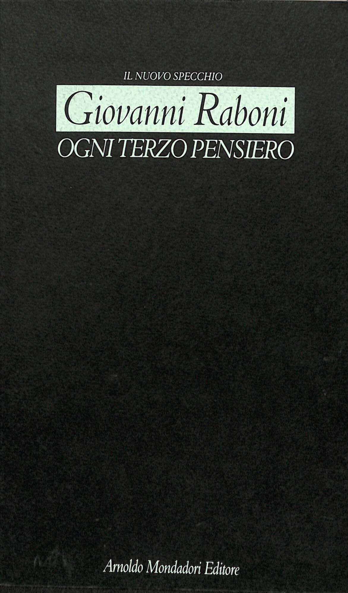 Ogni terzo pensiero