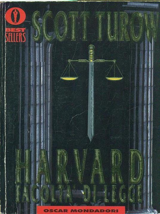 Harvard, facoltà di legge - Scott Turow - copertina