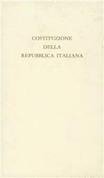 La Costituzione della Repubblica italiana