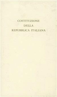 La Costituzione della Repubblica italiana - copertina