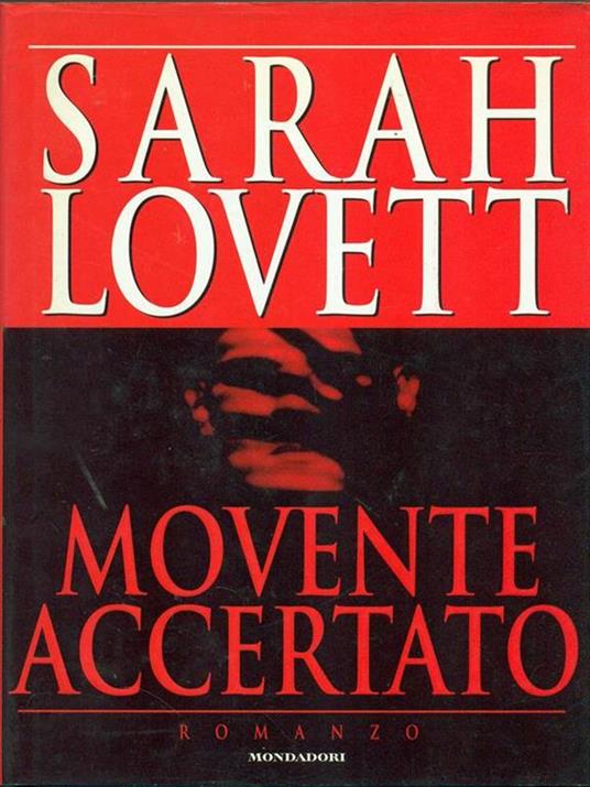 Movente accertato - Sarah Lovett - copertina