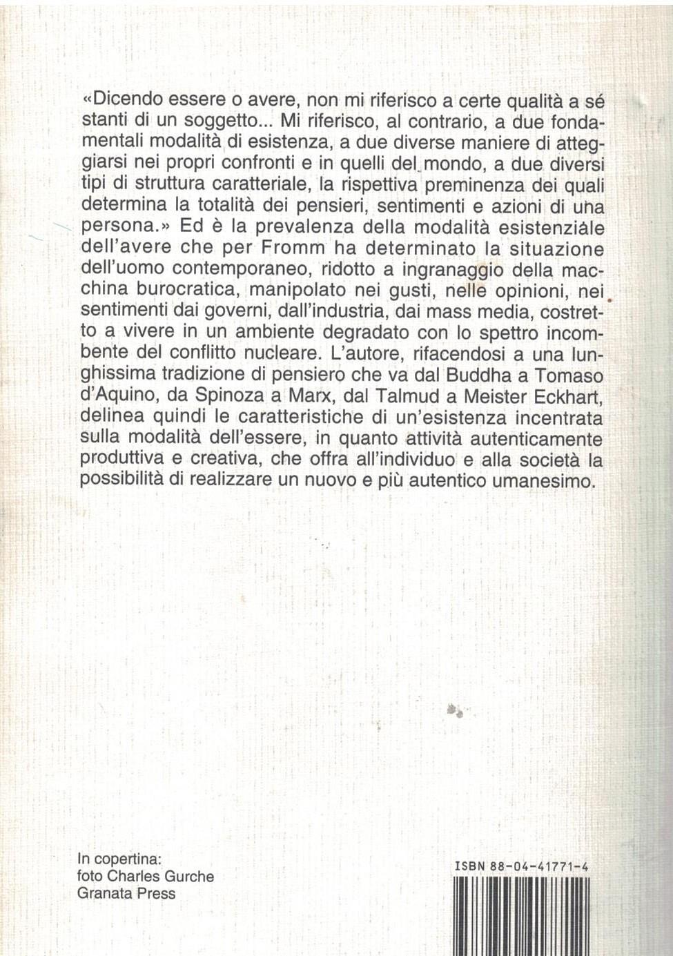 Avere o essere?