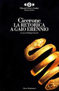 La retorica a Gaio Erennio - Marco Tullio Cicerone - copertina