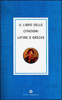 Il libro delle citazioni latine e greche - copertina