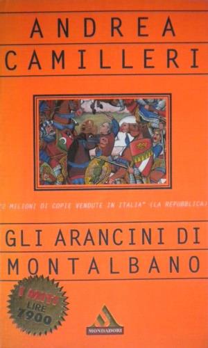 Gli arancini di Montalbano - Andrea Camilleri - copertina