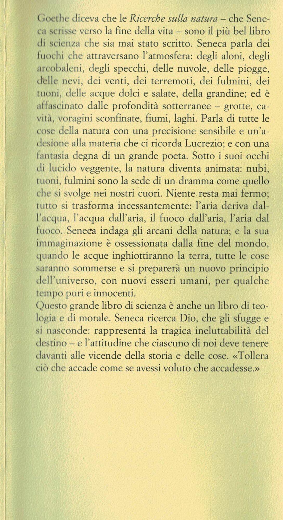 Ricerche sulla natura. Testo latino a fronte