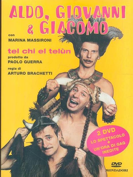 Tel chi el telùn. DVD. Con libro - Aldo Giovanni e Giacomo - copertina