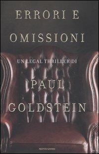 Errori e omissioni - Paul Goldstein - copertina