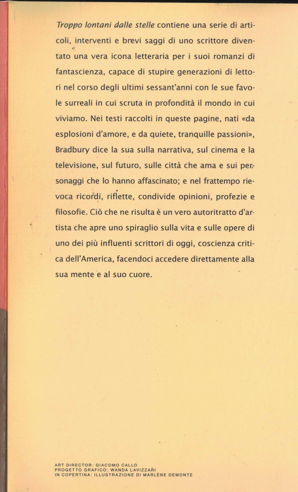 Troppo lontani dalle stelle. Saggi su passato, futuro e tutto ciò che sta nel mezzo