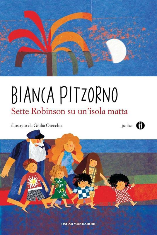 Sette Robinson su un'isola matta - Bianca Pitzorno - copertina