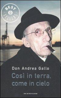 Così in terra, come in cielo - Andrea Gallo - copertina