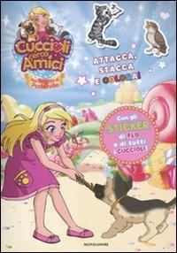 Cuccioli cerca amici. Nel regno di Pocketville. Attacca, stacca e colora! Con adesivi. Vol. 3 - Stefania Lepera - copertina