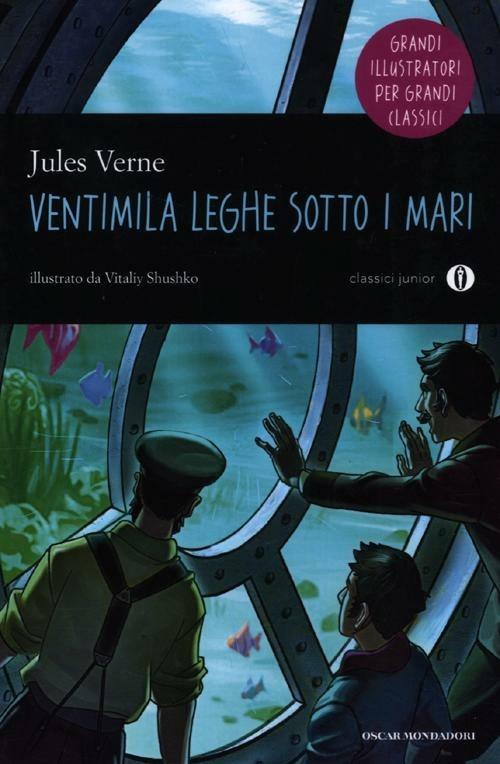 Ventimila leghe sotto i mari - Jules Verne - copertina