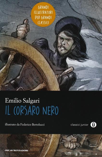 Il corsaro Nero - Emilio Salgari - copertina