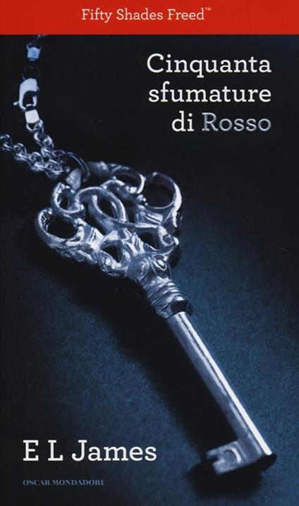 Cinquanta sfumature di rosso - E. L. James - copertina