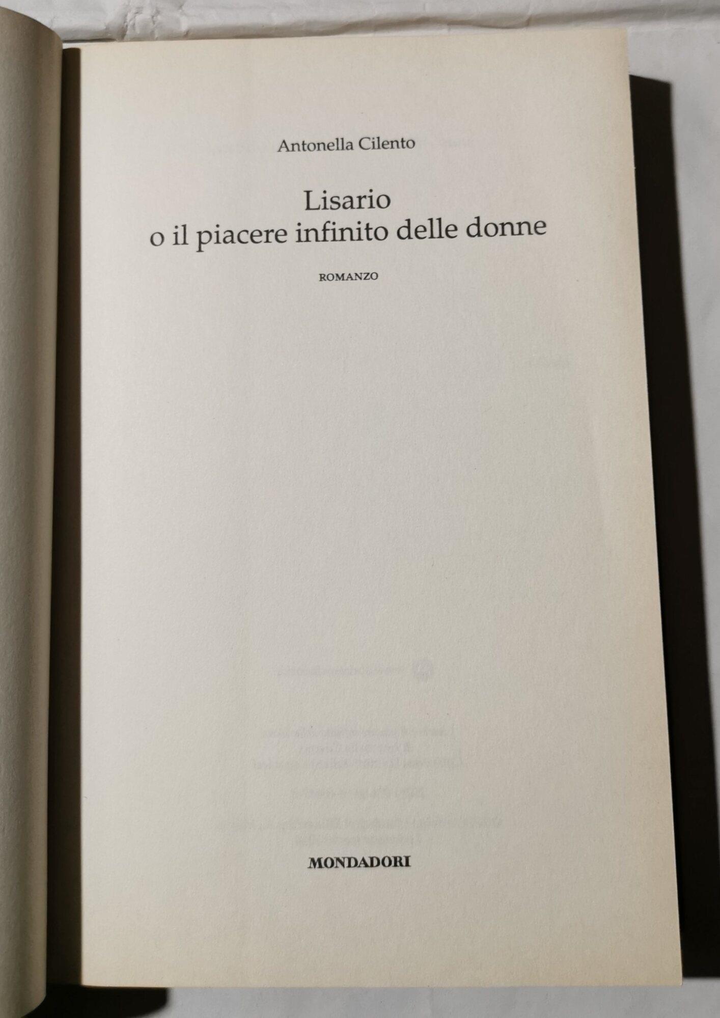 Lisario o il piacere infinito delle donne