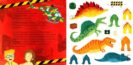 Dinosauri pop-up! Con adesivi - Maggie Bateson,Louise Forshaw - 4