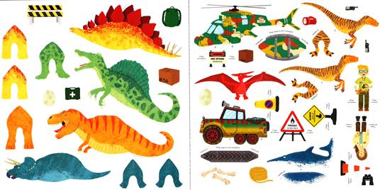 Dinosauri pop-up! Con adesivi - Maggie Bateson,Louise Forshaw - 5