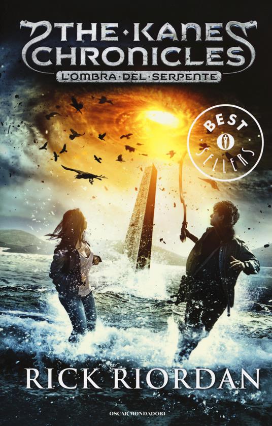 L'ombra del serpente. The Kane Chronicles. Vol. 3 - Rick Riordan - copertina