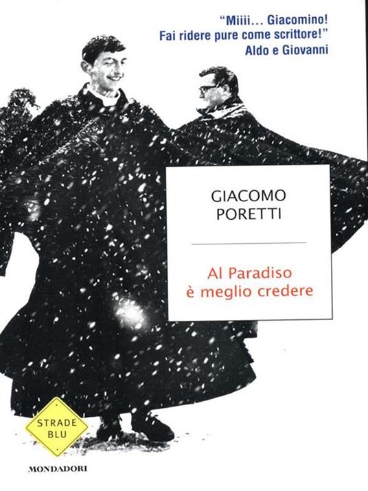 Al Paradiso è meglio credere - Giacomo Poretti - copertina