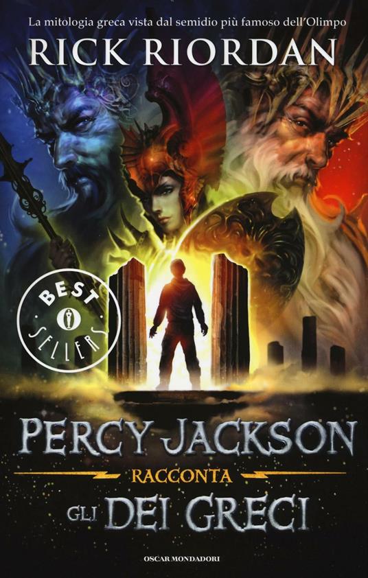 Percy Jackson racconta gli dei greci - Rick Riordan - copertina