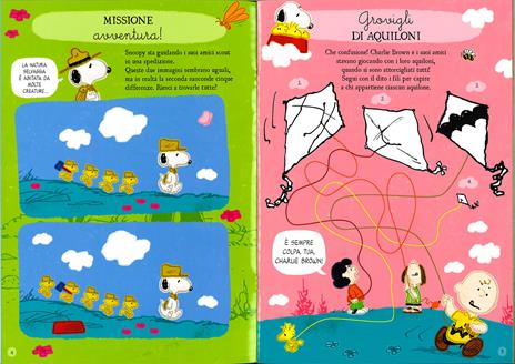 Il libro gioco di Snoopy. Con adesivi. Ediz. illustrata - Charles M. Schulz - 2