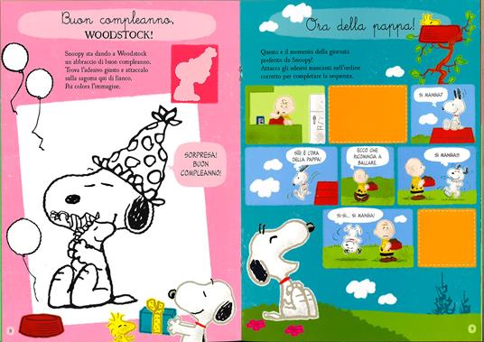 Il libro gioco di Snoopy. Con adesivi. Ediz. illustrata - Charles M. Schulz - 3