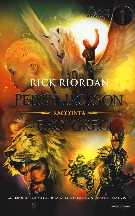 Percy Jackson racconta gli eroi greci - Rick Riordan - copertina