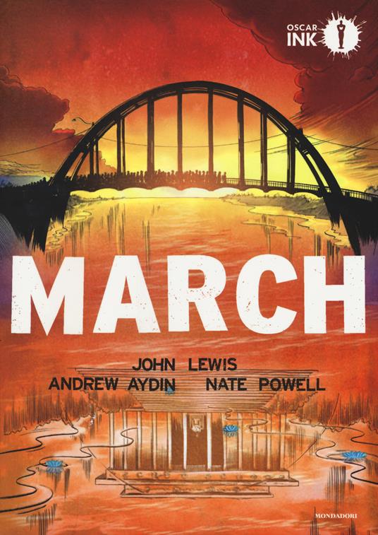 March. Libro uno - John Lewis,Andrew Aydin,Nate Powell - copertina