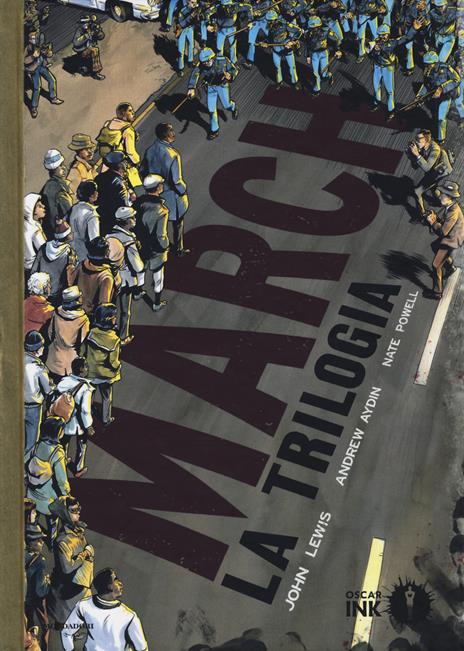 March. La trilogia - John Lewis,Andrew Aydin,Nate Powell - copertina