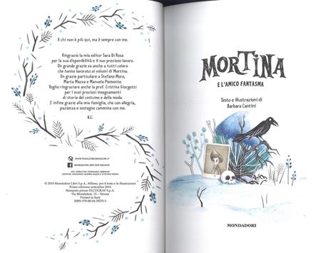 Mortina e l'amico fantasma. Ediz. a colori - Barbara Cantini - 2