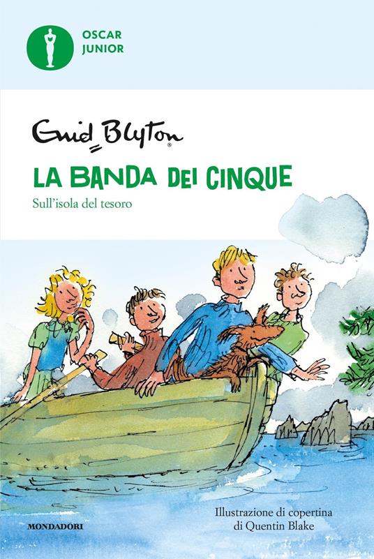 Sull'isola del tesoro. La banda dei cinque. Vol. 1 - Enid Blyton - copertina