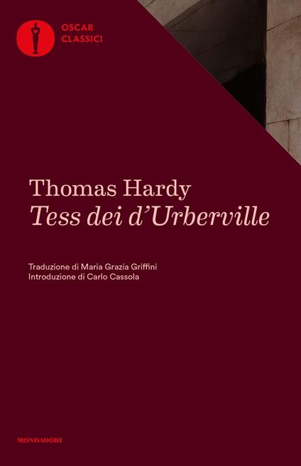 Tess dei d'Urberville - Thomas Hardy - copertina