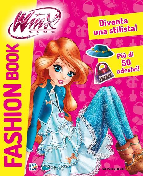 Fashion book. Winx Club. Con adesivi. Ediz. a colori - copertina
