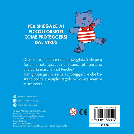 Orso Blu chiede «perché si mette la mascherina?». Ediz. a colori - Nicoletta Costa - 2