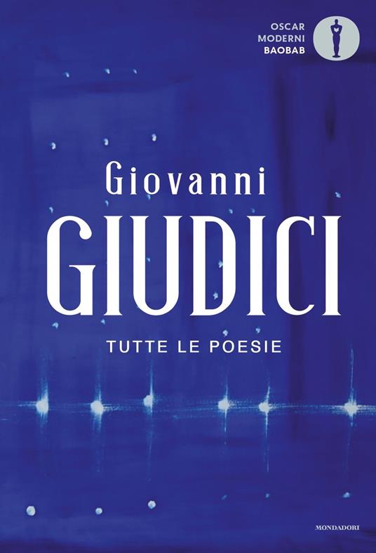 Tutte le poesie - Giovanni Giudici - copertina