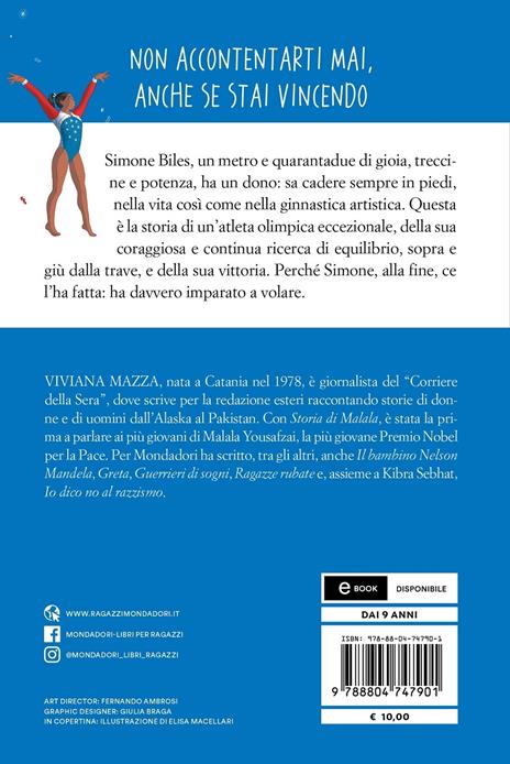 La ragazza che imparò a volare. Storia di Simone Biles - Viviana Mazza - 2