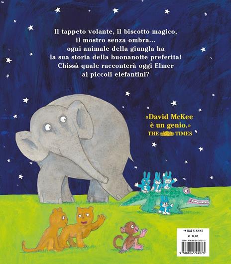 Elmer e la storia della buonanotte. Ediz. a colori - David McKee - 2