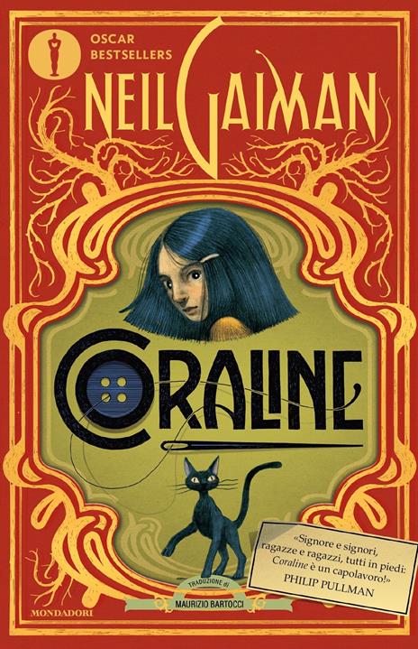 Coraline - Neil Gaiman - copertina