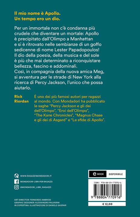 L'oracolo nascosto. Le sfide di Apollo. Vol. 1 - Rick Riordan - 2