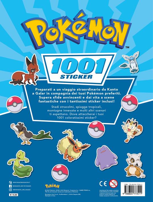 Pokémon. 1001 sticker - 2