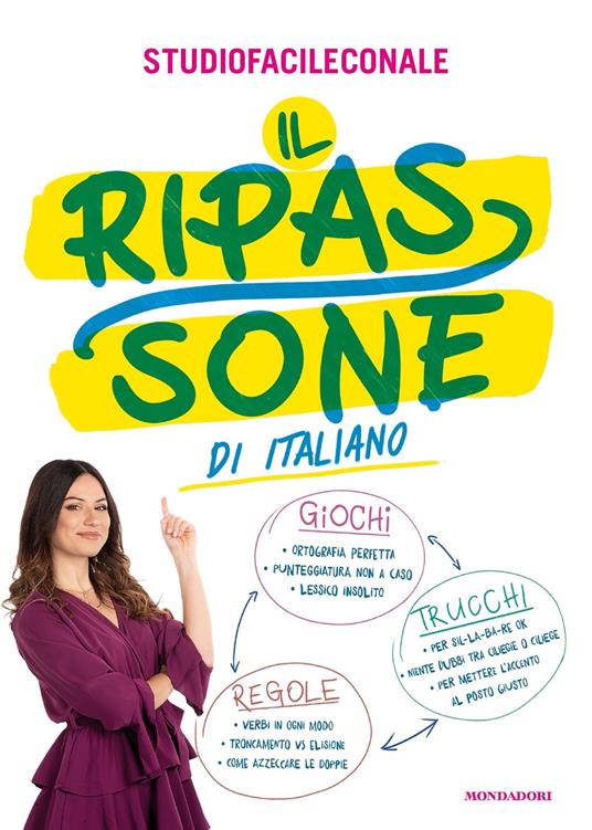 Il ripassone di italiano - StudioFacileConAle - copertina