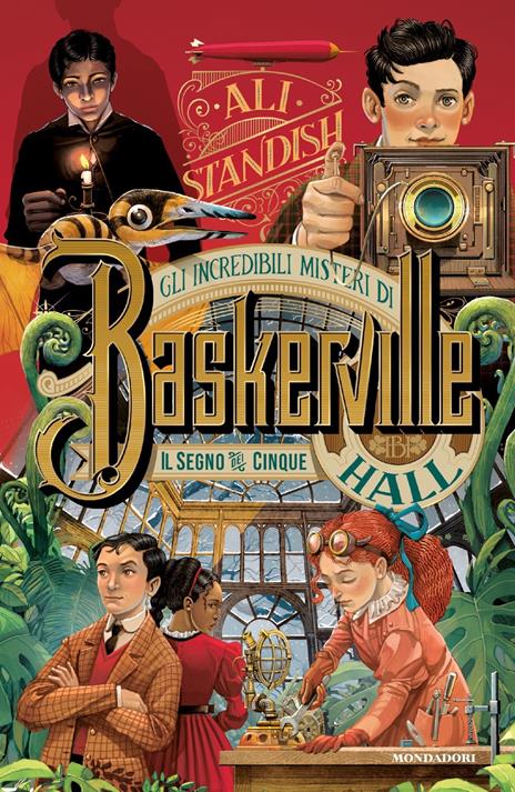 Il segno dei cinque. Gli incredibili misteri di Baskerville Hall - Ali Standish - copertina