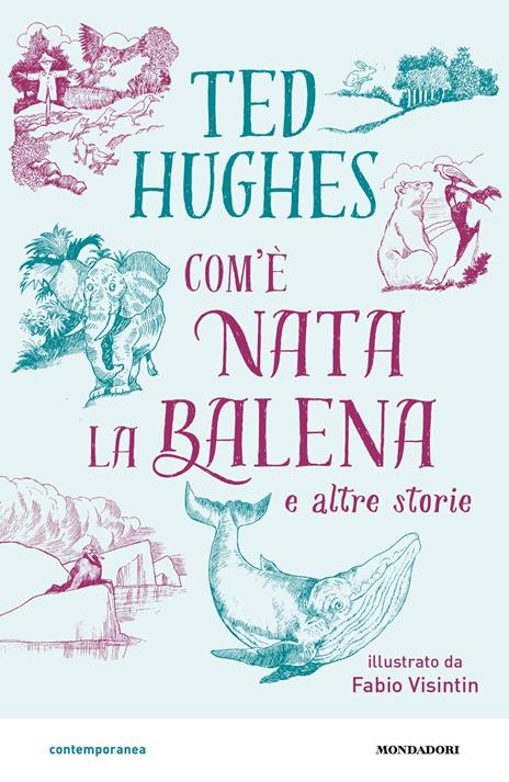 Com'è nata la balena e altre storie - Ted Hughes - copertina