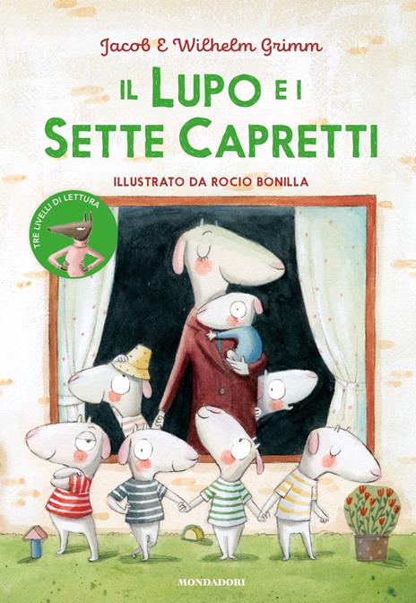 Il lupo e i sette capretti. Ediz. a colori - Wilhelm Grimm,Jacob Grimm - copertina