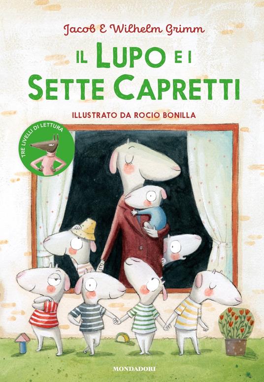Il lupo e i sette capretti. Ediz. a colori - Wilhelm Grimm,Jacob Grimm - copertina