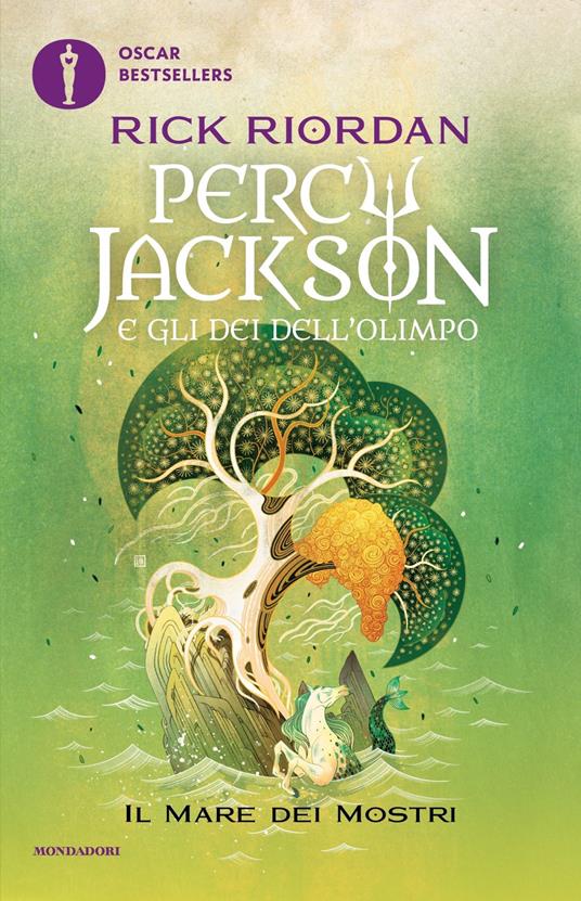 Il mare dei mostri. Percy Jackson e gli dei dell'Olimpo. Vol. 2 - Rick Riordan - copertina