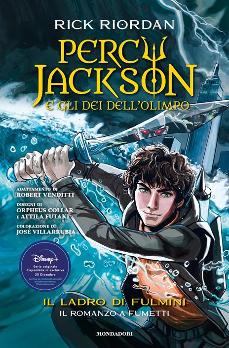 Il ladro di fulmini. Percy Jackson e gli dei dell'Olimpo - Rick Riordan,Robert Venditti - copertina
